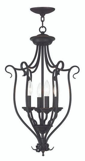 Coronado Four Light Foyer Chandelier in Bronze (107|613707)