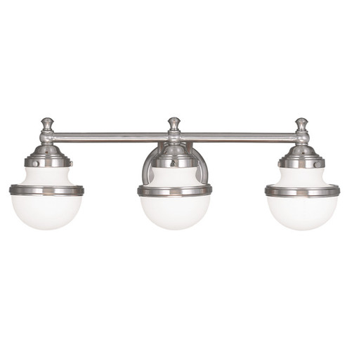Oldwick Three Light Bath Vanity in Brushed Nickel (107|571391)