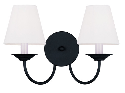 Wall Sconces Two Light Wall Sconce in Black (107|527204)