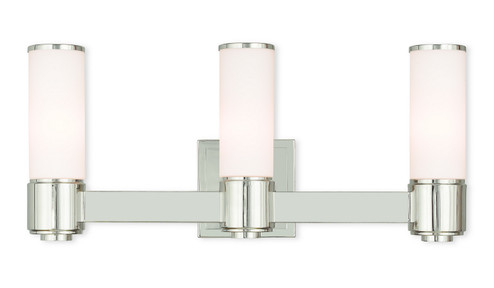 Weston Three Light Wall Sconce/ Bath Light in Polished Nickel (107|5212335)