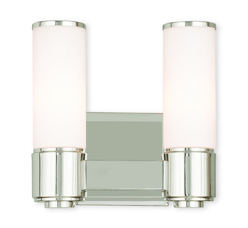 Weston Two Light Wall Sconce/ Bath Light in Polished Nickel (107|5210235)