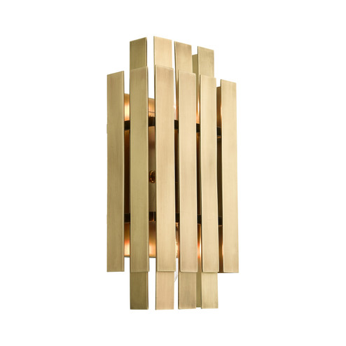 Greenwich Two Light Wall Sconce in Natural Brass (107|5204108)