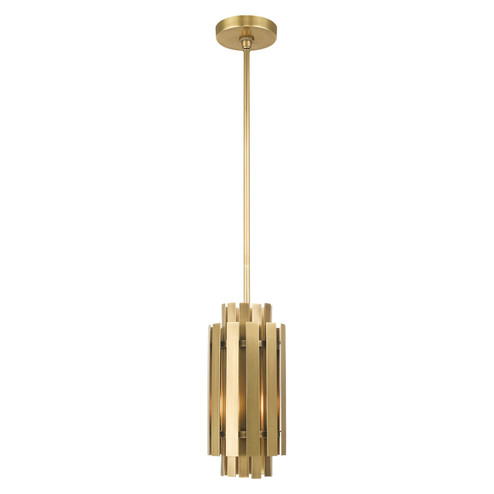 Greenwich One Light Mini Pendant in Natural Brass (107|5204008)