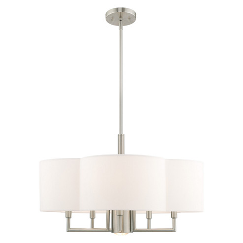Chelsea Six Light Chandelier in Brushed Nickel (107|5192591)