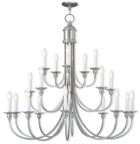 Cranford 20 Light Foyer Chandelier in Brushed Nickel (107|514091)