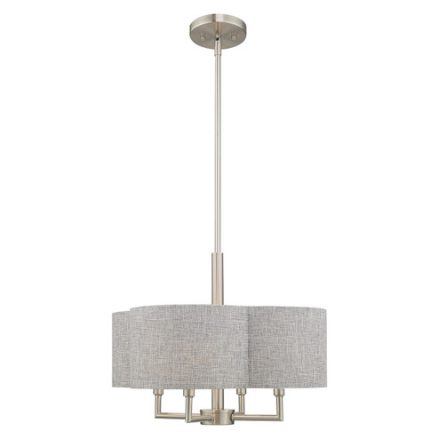 Kalmar Four Light Pendant in Brushed Nickel (107|5136491)