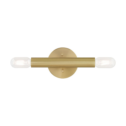 Copenhagen Two Light Wall Sconce in Satin Brass (107|5113212)