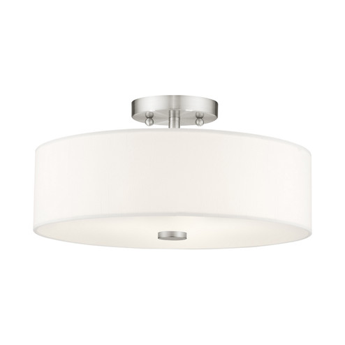 Meridian Three Light Ceiling Mount in Brushed Nickel (107|5105491)