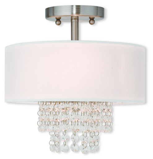 Carlisle Two Light Ceiling Mount in Brushed Nickel (107|5102591)