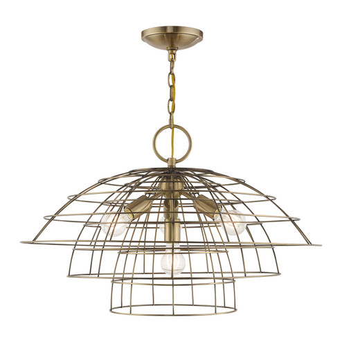 Brooklyn Four Light Chandelier in Antique Brass (107|5094801)