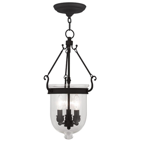 Jefferson Three Light Pendant in Black (107|506304)