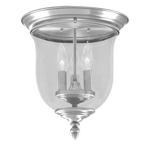 Legacy Three Light Ceiling Mount in Brushed Nickel (107|502191)