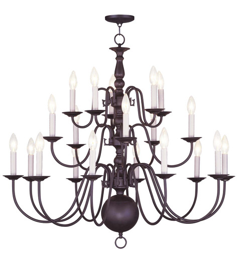 Williamsburgh 20 Light Chandelier in Bronze (107|501907)