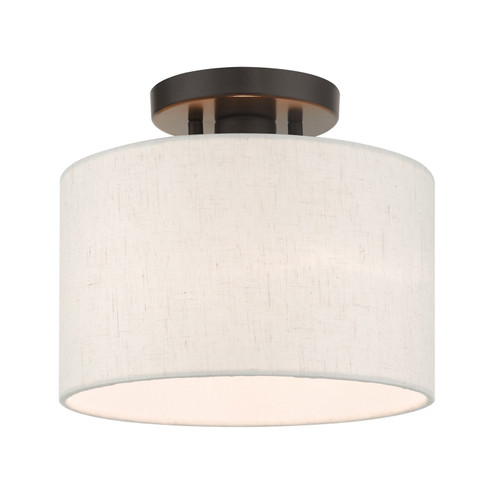 Blossom One Light Semi Flush Mount in English Bronze (107|4980892)