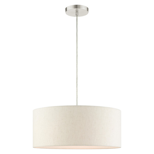 Blossom Three Light Pendant in Brushed Nickel (107|4980291)