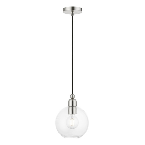 Downtown One Light Pendant in Brushed Nickel (107|4897291)