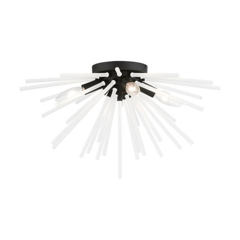 Uptown Four Light Flush Mount in Black (107|4882004)