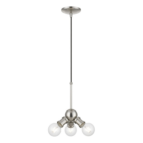 Lansdale Three Light Pendant in Brushed Nickel (107|4716491)