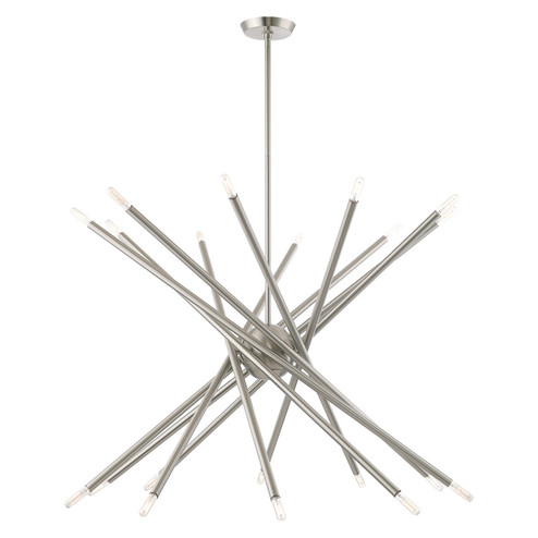 Soho 20 Light Chandelier in Brushed Nickel (107|4677991)