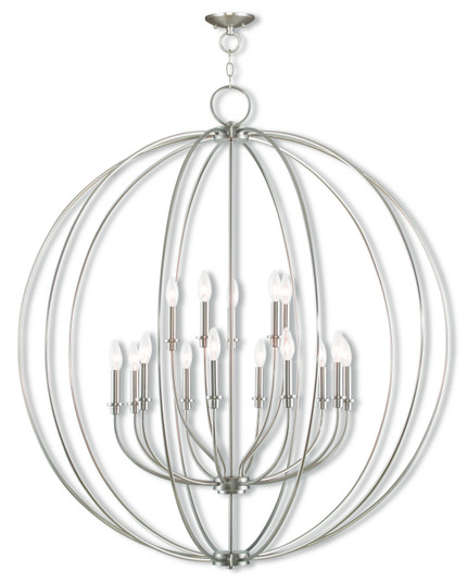 Milania 15 Light Foyer Chandelier in Brushed Nickel (107|4669091)