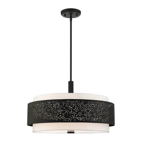 Noria Five Light Chandelier in Black (107|4625504)