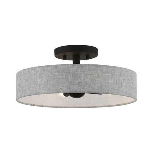 Elmhurst Four Light Semi-Flush Mount in Black (107|4614704)