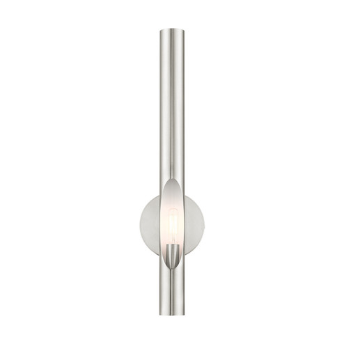 Acra One Light Wall Sconce in Brushed Nickel (107|4591191)