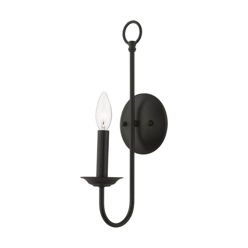 Estate One Light Wall Sconce in Black (107|4268104)