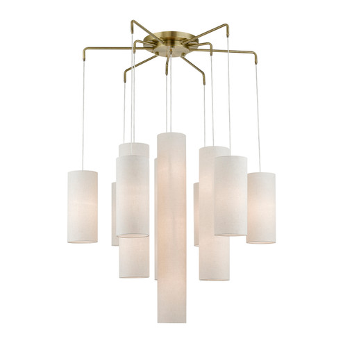 Strathmore 15 Light Foyer Chandelier in Antique Brass (107|4265701)