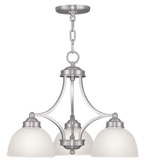 Somerset Three Light Chandelier in Brushed Nickel (107|422391)