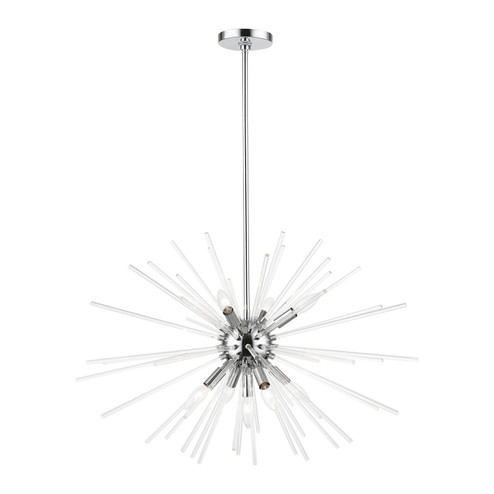 Utopia Nine Light Chandelier in Polished Chrome (107|4125505)