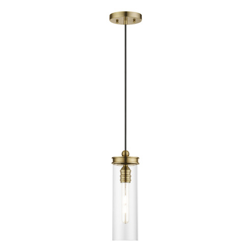 Devoe One Light Mini Pendant in Antique Brass (107|4123601)