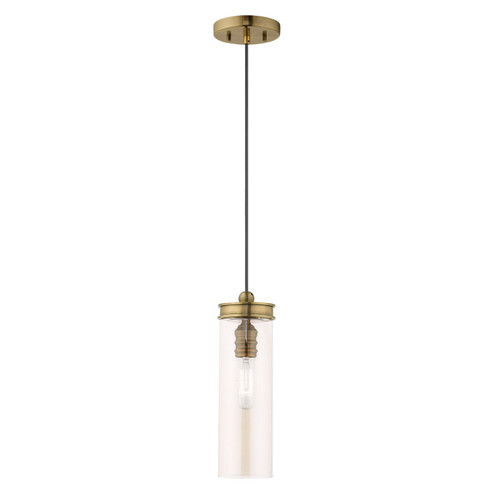 Devoe One Light Mini Pendant in Antique Brass (107|4122701)
