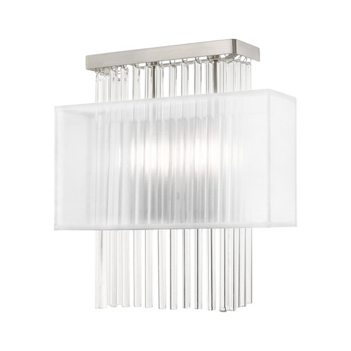 Alexis Two Light Wall Sconce in Brushed Nickel (107|4114891)