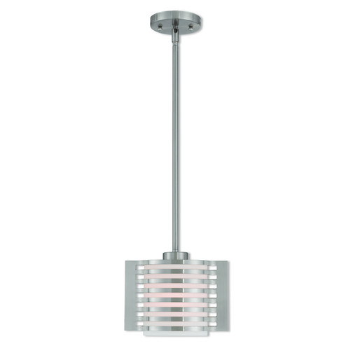 Hilliard One Light Mini Pendant in Brushed Nickel (107|4103191)