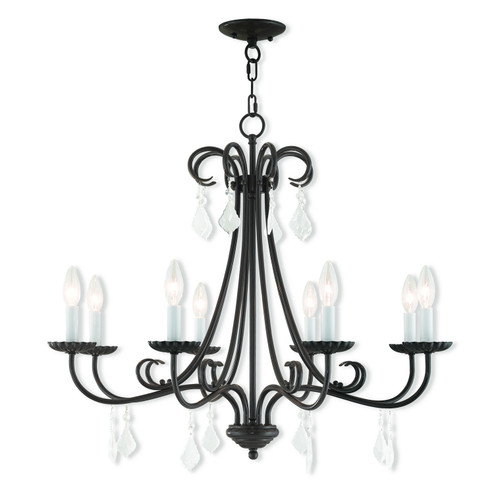 Daphne Eight Light Chandelier in English Bronze (107|4087892)