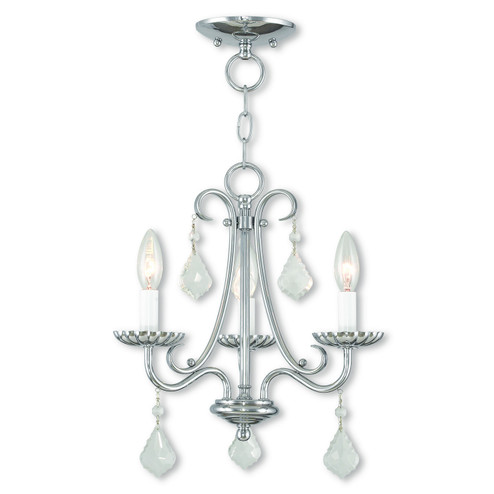 Daphne Three Light Mini Chandelier in Polished Chrome (107|4087305)