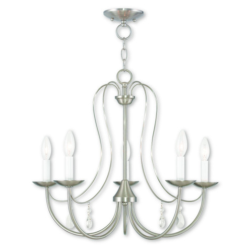 Mirabella Five Light Chandelier in Brushed Nickel (107|4086591)