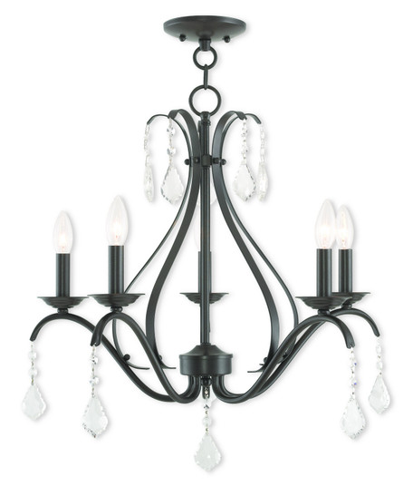 Caterina Five Light Chandelier in English Bronze (107|4084592)