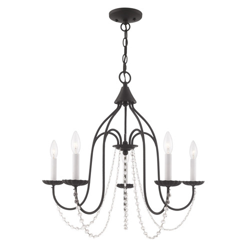 Alessia Five Light Chandelier in Black (107|4079504)