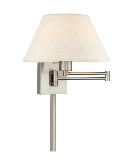 Swing Arm Wall Lamps One Light Swing Arm Wall Lamp in Brushed Nickel (107|4003891)