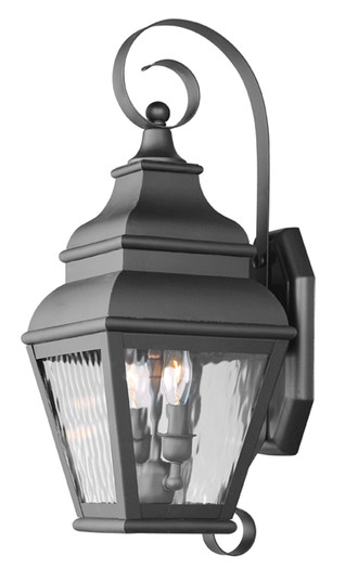 Exeter Two Light Outdoor Wall Lantern in Black (107|260204)