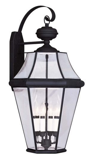 Georgetown Four Light Outdoor Wall Lantern in Black (107|236604)