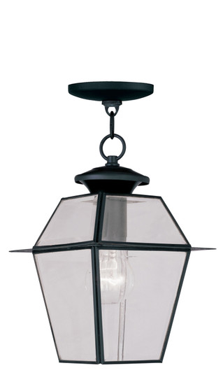Westover One Light Outdoor Pendant in Black (107|218304)