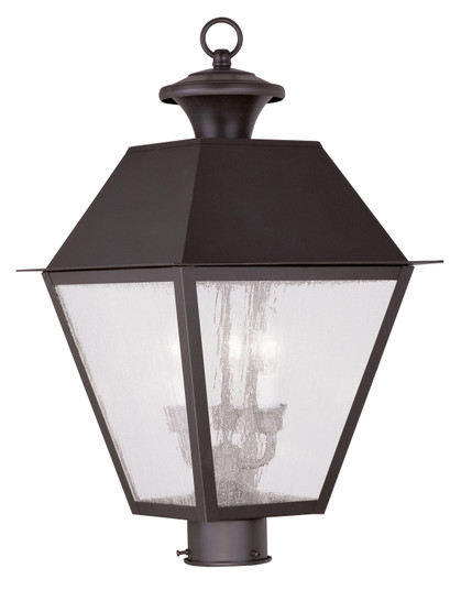 Mansfield Three Light Post-Top Lanterm in Bronze (107|216907)