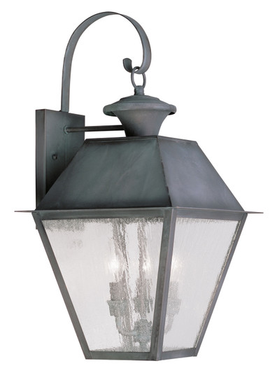 Mansfield Three Light Outdoor Wall Lantern in Charcoal (107|216861)