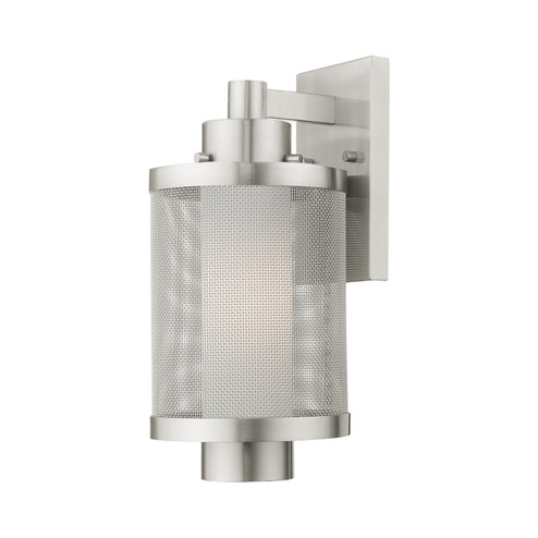 Nottingham One Light Outdoor Wall Lantern in Brushed Nickel (107|2068291)