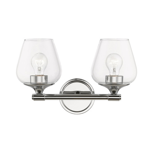 Willow Two Light Vanity Sconce in Polished Chrome (107|1747205)