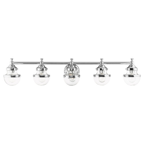 Oldwick Five Light Vanity in Polished Chrome (107|1741505)