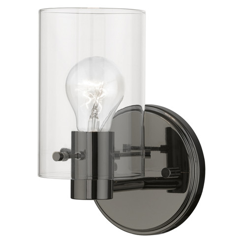 Munich One Light Wall Sconce in Black Chrome (107|1723146)